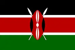 The flag of Kenya