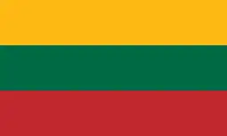 The flag of Lithuania (1918). The green represents the beauty of nature, freedom and hope.