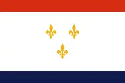 Flag of New Orleans, Louisiana