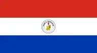 Flag of Paraguay The reverse, official, and two-sided symbols indicate this is the reverse side of an authorized flag, and that the obverse side is different.