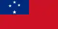 Initial flag of Western Samoa acquired but not approved (26 May 1948)