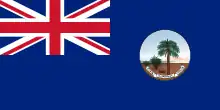 Flag from 1903–196158 years of useBadge designed by Major-General Charles George Gordon. Prior to 1903, Seychelles was administered as a dependency of Mauritius