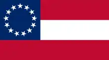 Last flag with 13 stars(December 10, 1861 – May 1, 1863)