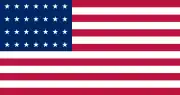 28-star flag of the United States of America