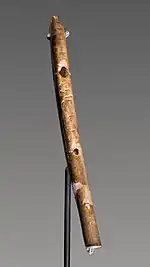 Bone flute, Aurignacian, Geissenklösterle cave, 43,000 BC