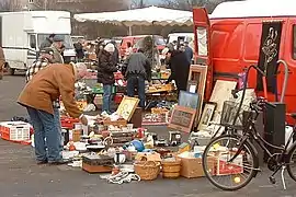 A flea market in Germany