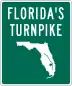 Florida's Turnpike marker