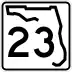 State Road 23 marker