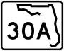 State Road 30A marker