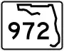 State Road 972 marker