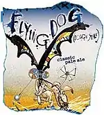 Label of Flying Dog's "Flying Dog Classic Pale Ale"