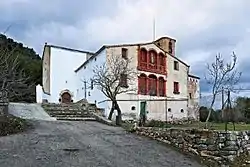 Ermita de Santa Maria and Casa de Colònies, Font Rubí