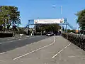 Pedestrian overbridge at Glencrutchery Road, Douglas, close to start/finish and TT Grandstand