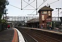 An old station with a new footbridge