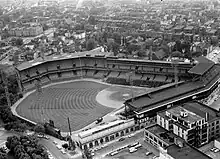 Forbes Field about 1963 from Cathedral of Learning