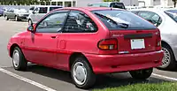 Pre-facelift Ford Festiva SX 3-door (Japan)