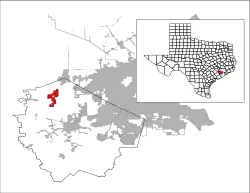 Location of Fulshear, Texas