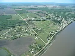 Aerial view from north