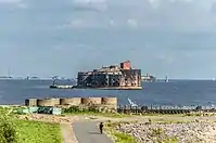 Fort Alexander viewed from Kronstadt