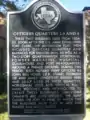 Officers' quarters historical marker