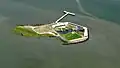 Aerial view of Fort Sumter National Monument