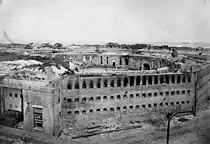 23 August 1864 - damage to the citadel.