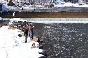 Fishermen in Montello, Wisconsin