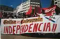 Demonstration in the Día Nacional de Galicia.