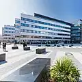 Main entrance of Linköping University Hospital on Campus US (north entrance).