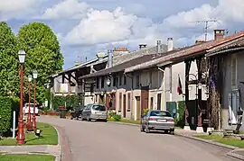 The main road in Beaulieu-en-Argonne