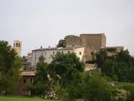 The chateau in Pieusse