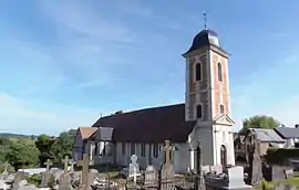 The church in Le Mesnil-sur-Blangy