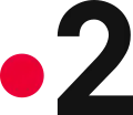 On-screen logo of France 2 from 29 January 2018