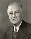 32nd President of the United States Franklin D. Roosevelt