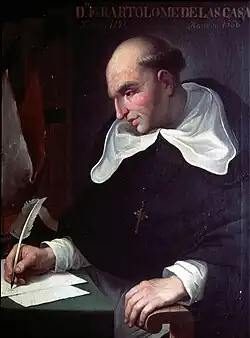 Painting of Bartolomé de las Casas