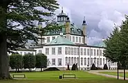 A view of the palace from the garden