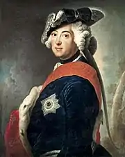 Frederick the Great wearing a tricorne, c. 1750