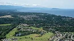 Aerial view of Qualicum Beach