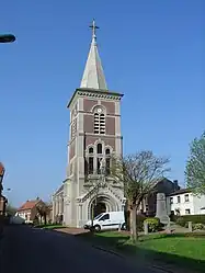 The church of Fresnoy-en-Gohelle