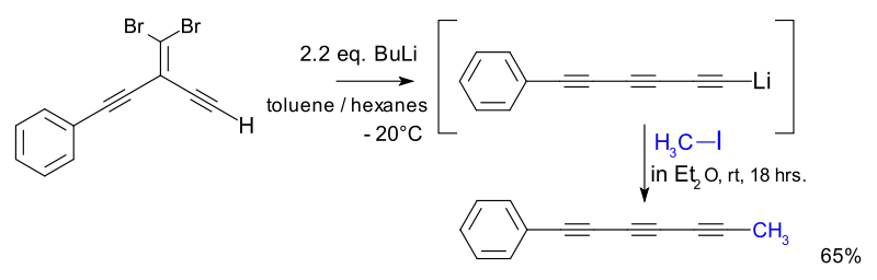 Fritsch-Buttenberg-Wiechell rearrangement Application