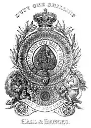 Old Frizzle, an ace of spades with a Stamp duty in the United Kingdom similar to a banknote, see the article: Richard Harding (forger)