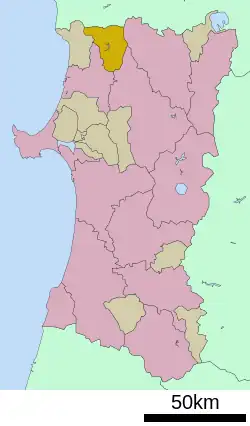 Location of Fujisato