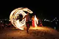 Fire dancers at Full Moon Party