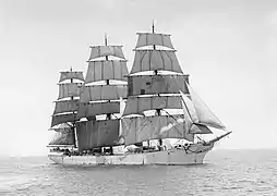 G.D.Kennedy under sail