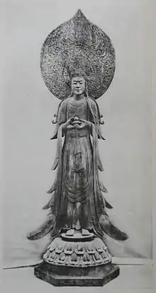 The Yumedono Kannon, another example of Tori style