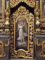 Gabriel on the southern deacons' door of the iconostasis in the Cathedral of Hajdúdorog, Hungary