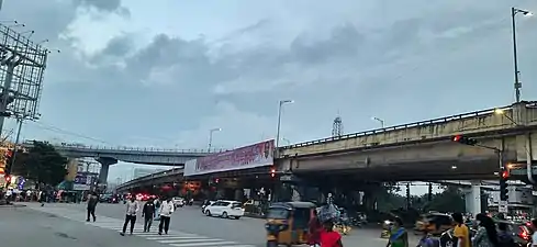 Gachibowli Crossroad Flyover in 2022