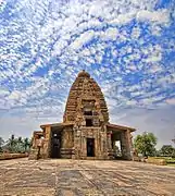 Galaganatha Temple at Pattadakal complex (UNESCO World Heritage) is an example of Badami Chalukya architecture.