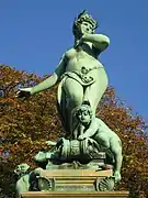 Galatea at the head of the Galatea water well [de], Stuttgart