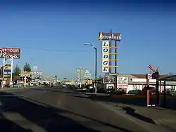 Motels and businesses in Gallup